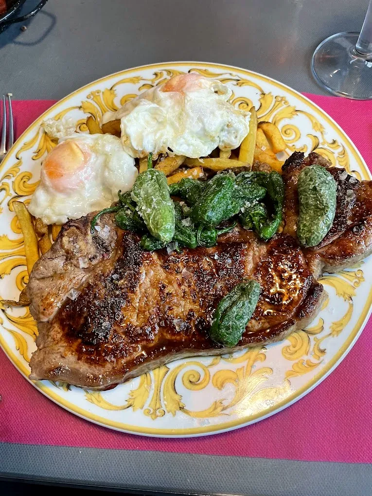 Chuletón de vaca a la brasa